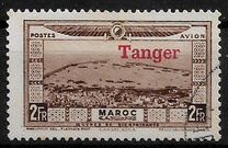 [Airmail - Morocco Postage Stamps Overprinted "TANGER" & Surcharged, type C7]