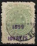 [Issue of 1890-1891 Surcharged in Lilac Red, type BE1]