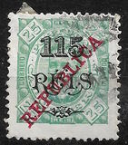 [Issues of 1902 Overprinted "REPUBLICA" Diagonally, type S3]
