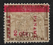 [No. 16-18 Surcharged - Thick Bar, type Z1]
