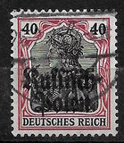 [German Empire Postage Stamps Overprinted "Russisch- Polen", Tipi A4]