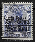 [General Gouvernement Warschau - 3¼ mm Between 2nd and 3rd Bars, тип F13]
