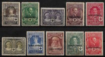 [Red Cross - Spain Postage Stamps of 1926 Overprinted  "GUINEA ESPANOLA", type T]