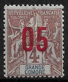 [Grande Comoro Postage Stamps Surcharged - See Also No. 115-124, Tip O1]