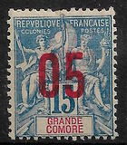 [Grande Comoro Postage Stamps Surcharged - See Also No. 115-124, Tip O2]