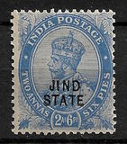 [King George V, 1865-1936 - India Postage Stamps Overprinted "JIND STATE", type F11]