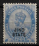 [King George V, 1865-1936 - India Postage Stamps Overprinted "JIND STATE", type F11]