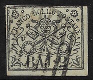 [Coat of Arms - Black Print on Colored Paper, type C]