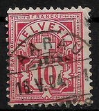 [Helvetia - Cross & Shield - Fiber Paper, प्रकार L4]