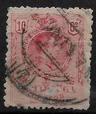 [King Alfonso XIII - Blue Control Numbers on Backside, 類型 BG2]