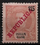 [Nos. 15-30 Overprinted "REPUBLICA" Locally, نوع K7]