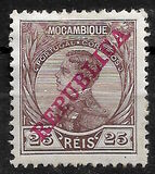 [King Manuel I of Portugal - Not Issued Stamps Overprinted "REPUBLICA", type O4]