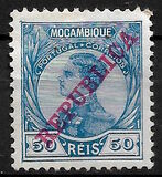 [King Manuel I of Portugal - Not Issued Stamps Overprinted "REPUBLICA", type O5]