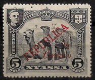 [Dromedary Camels - Not Issued Stamps Overprinted "REPUBLICA", type H1]