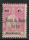 [The 400th Anniversary of the Death of Vasco da Gama, 1469-1524 - Overprinted "Vasco da Gama 1924", type S77]