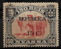 [Giraffe & Dromedary Camels - Stamps of 1901-1903 Overprinted "REPUBLICA" Horizontally  & Surcharged, Typ L12]