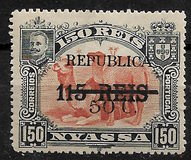 [Giraffe & Dromedary Camels - Stamps of 1901-1903 Overprinted "REPUBLICA" Horizontally  & Surcharged, Typ L16]