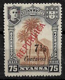 [Issues of 1911 Surcharged - London Print, type M33]