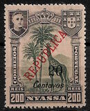 [Issues of 1911 Surcharged - London Print, type M36]