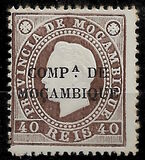 [Mozambique Postage Stamps Overprinted "COMPE DE MOCAMBIQUE", type A4]