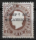 [Mozambique Postage Stamps Overprinted "COMPE DE MOCAMBIQUE", type A4]