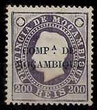 [Mozambique Postage Stamps Overprinted "COMPE DE MOCAMBIQUE", type A7]