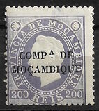 [Mozambique Postage Stamps Overprinted "COMPE DE MOCAMBIQUE", type A7]