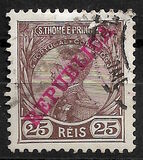 [King Manuel  - Not Issued Stamps Overprinted "REPUBLICA", typ P4]