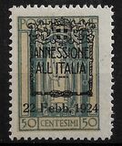 [New Daily Stamps from 1923 Overprinted "ANNESSIONE/ ALL 'ITALIA", වර්ගය BG]