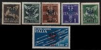 [Charity Stamps - Italian Postage Stamps Overprinted "DEN WAISEN SIROTAM", type G]