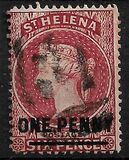 [Queen Victoria - Not Issued Stamps Surcharged. New Watermark, Scrivi B29]