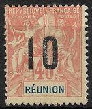 [Issues of 1892-1901 Surcharged - Distance between 0 & 5 = 1½ mm; Distance between 1 & 0 = 2½, type N5]