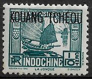 [Indochinese Postage Stamps Overprinted "KOUANG-TCHÈOU", Tip J]