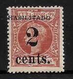 [Puerto Principe Issue - Spanish Cuba Postage Stamps Surcharged, type C]