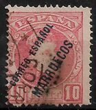[Spanish Postage Stamps Overprinted "CORREO ESPANOL MARRUECOS", type A2]