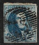[King Leopold I - Oval 16-17mm High and 14½-15mm Wide, タイプ B8]