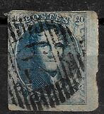 [King Leopold I - Oval 17-17½mm High and 14-14½mm Wide, typ B12]
