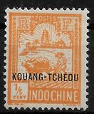 [Indochinese Postage Stamps Overprinted "KOUANG-TCHÈOU", jenis G1]