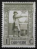 [Previous Issues of 1938 of Angola Overprinted "CABO VERDE", Tipi AA]