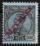 [King Manuel  - Not Issued Stamps Overprinted "REPUBLICA", typ P9]