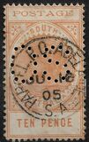 [Queen Victoria - Inscription "POSTAGE" - Thin Letters, Tipe P5]