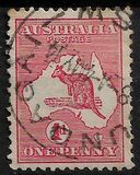 [Definitive Issues - Kangaroo and Map, प्रकार A1]