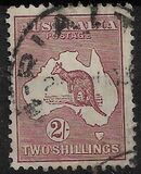 [Definitive Issues - Kangaroo and Map, Different Watermark, Typ A44]