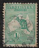[Definitive Issues - Kangaroo and Map - Different Watermark, type A28]