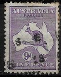 [Definitive Issues - Kangaroo and Map, Different Watermark, Typ A43]
