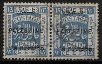 [Not Issued Stamps Overprinted "PALESTINE" in Arabic and Hebrew, type C9]