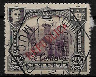 [Issues of 1911 Surcharged - London Print, type M25]