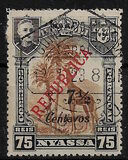 [Issues of 1911 Surcharged - London Print, type M33]