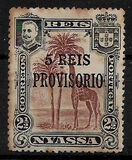 [Giraffe & Dromedary Camels - Nos. 27 & 36 Overprinted "PROVISORIO" & Surcharged, type G]