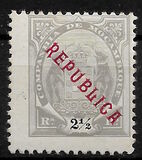 [Issues of 1895 & 1907 Overprinted "REPUBLICA", type J]